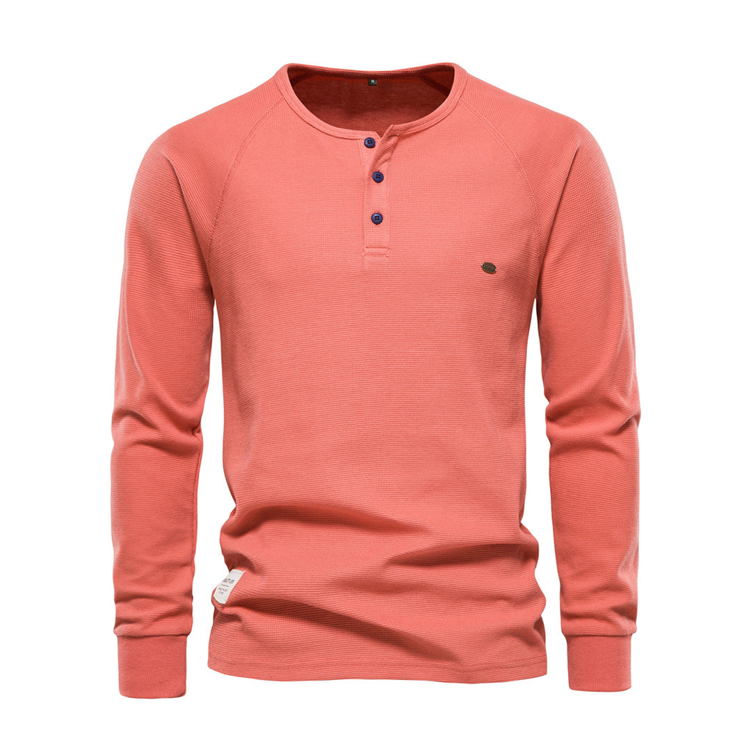 Barthelemy Mens Henley T Shirt Casual Everyday Wear
