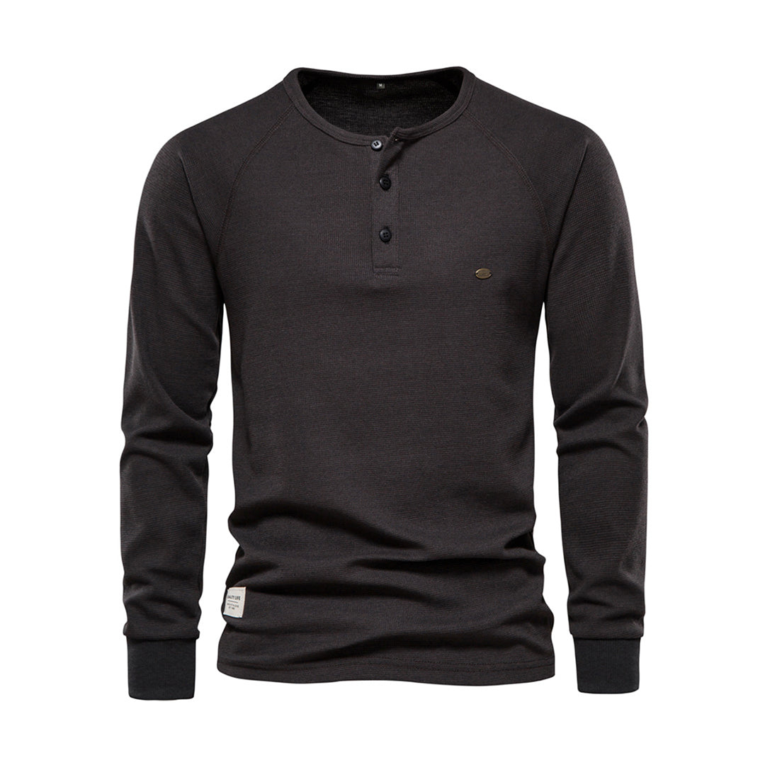 Barthelemy Mens Henley T Shirt Casual Everyday Wear