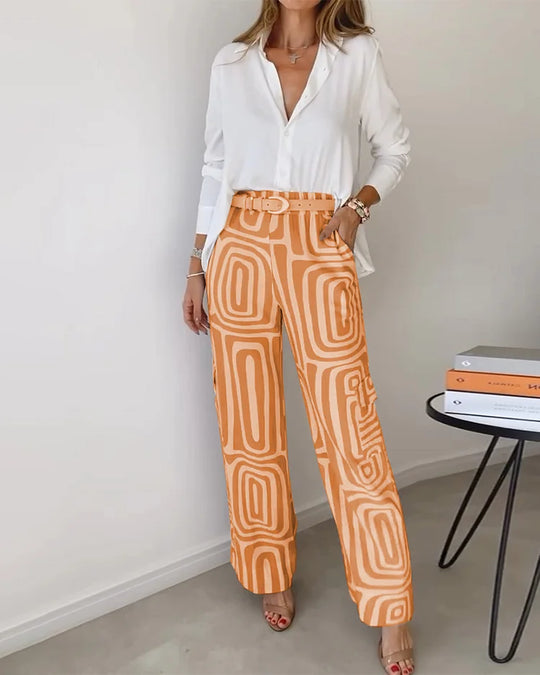 Liliane | Pantalon évasé tendance