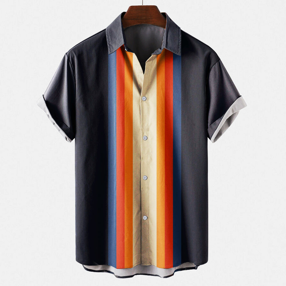 Bram - Chemise rétro élégante pour hommes