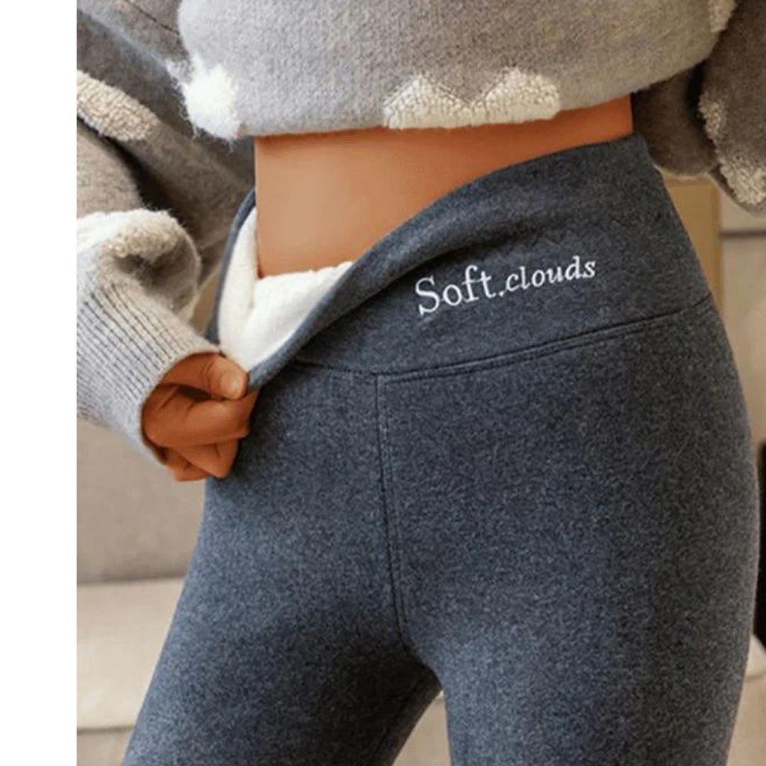 Isabella Warm Skinny Leggings | High-Waisted Elasticised Waistband Leggings