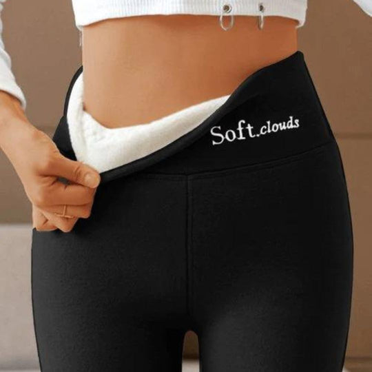 Isabella Warm Skinny Leggings | High-Waisted Elasticised Waistband Leggings