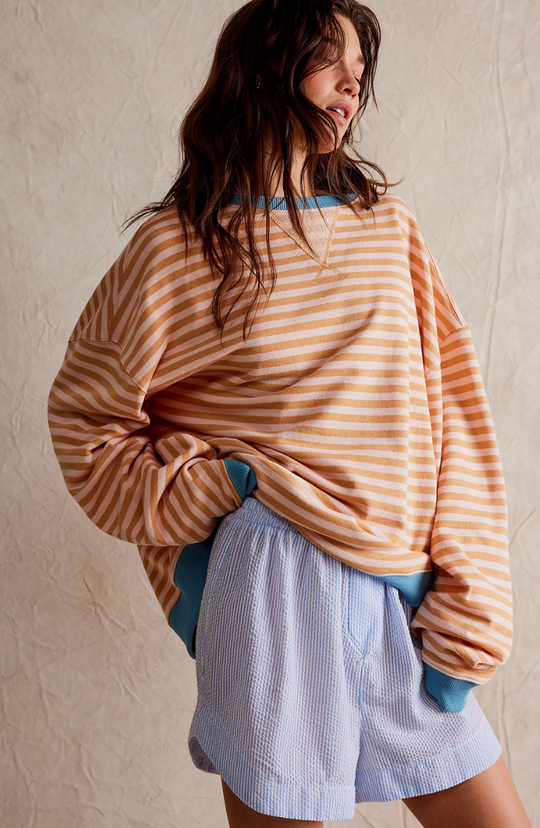 Mana | Pull oversize à rayures