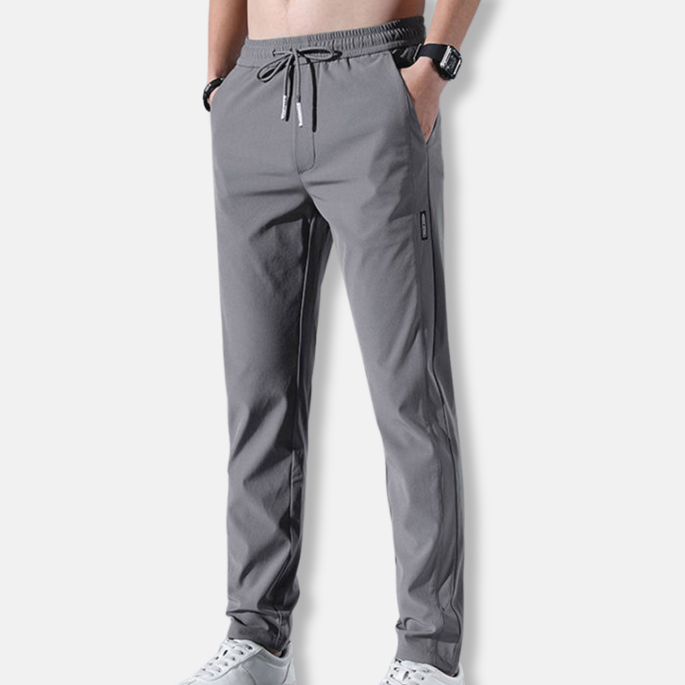 Max Relaxed Fit Jogger Pants | Drawstring Waist Solid Jogger Pants