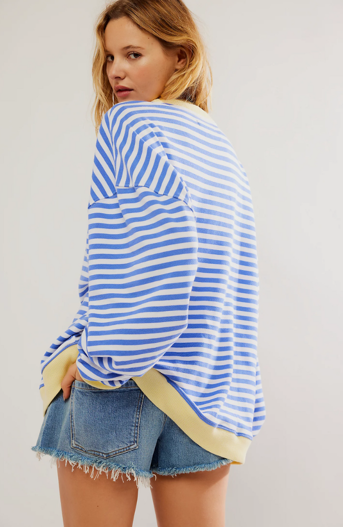 Mana | Pull oversize à rayures