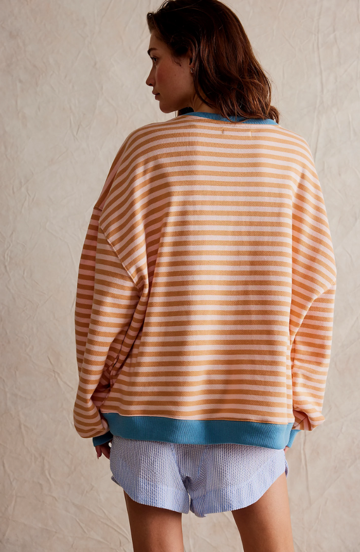 Mana | Pull oversize à rayures