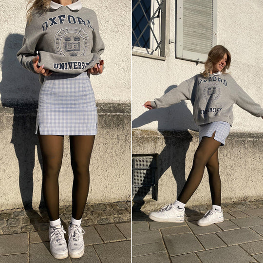 Lily Skinny Fit Warm Leggings | High Waist Seamed Leggings