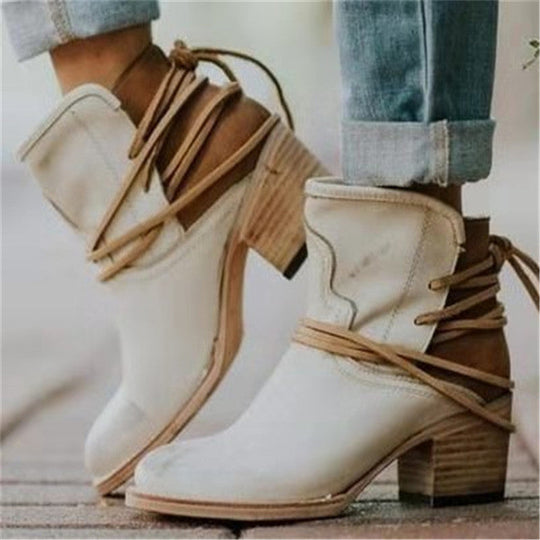 Elvire | Élégantes Bottines à Bandes