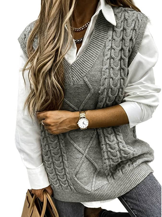 Stellna | Gilet en Tricot pour Femmes | Hiver