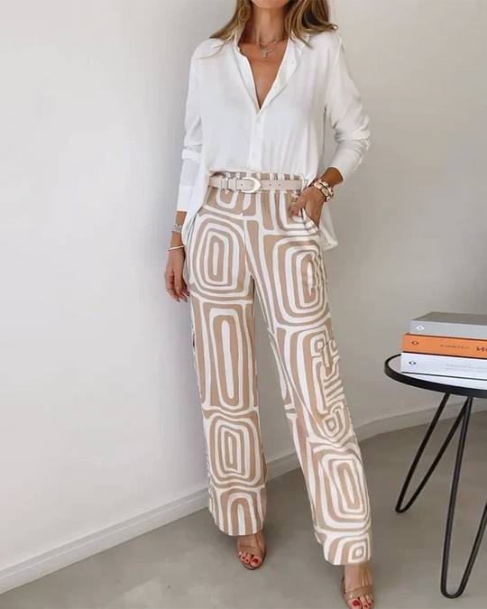 Liliane | Pantalon évasé tendance