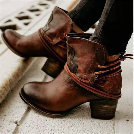 Elvire | Élégantes Bottines à Bandes