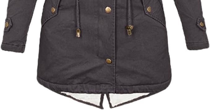 Anna Relaxed Fit Parka | Hooded Thigh-Length Parka