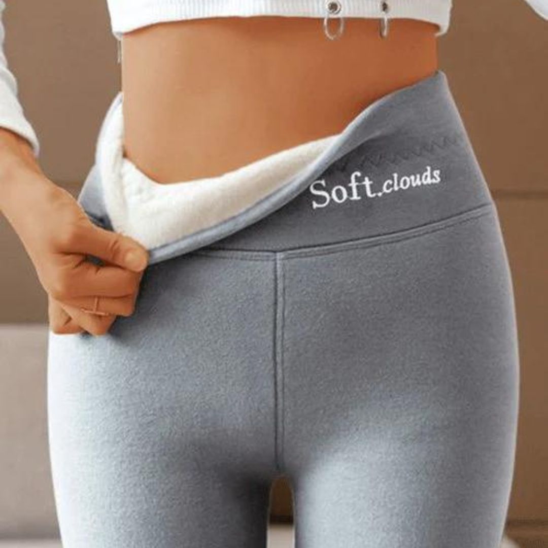 Isabella Warm Skinny Leggings | High-Waisted Elasticised Waistband Leggings
