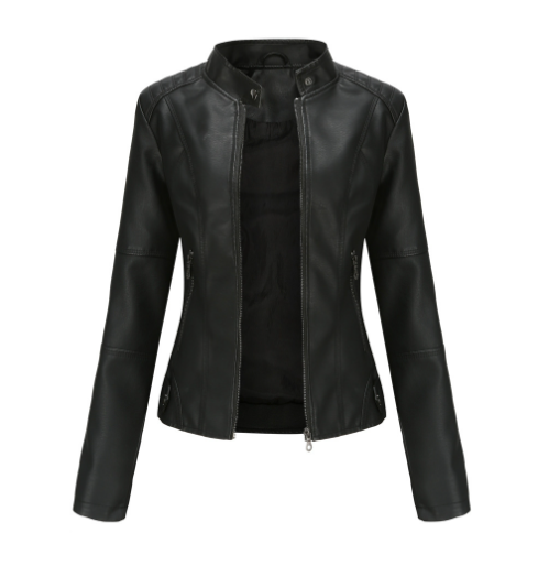 Biker Jacket Faux Leather for Women