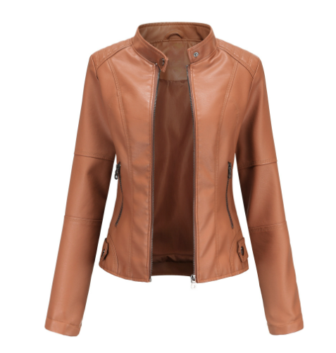 Biker Jacket Faux Leather for Women