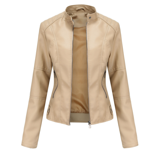 Biker Jacket Faux Leather for Women