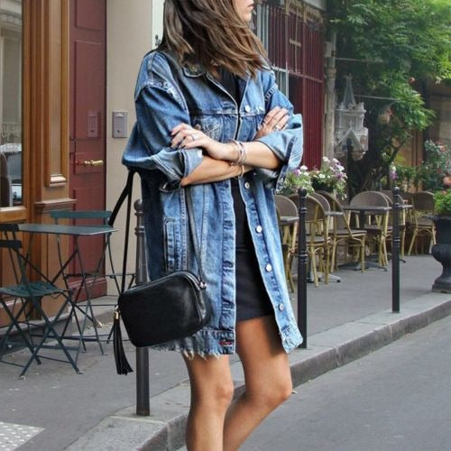 Suzie | Veste en jean longue