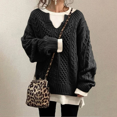 Cable Knit Jumper for Women