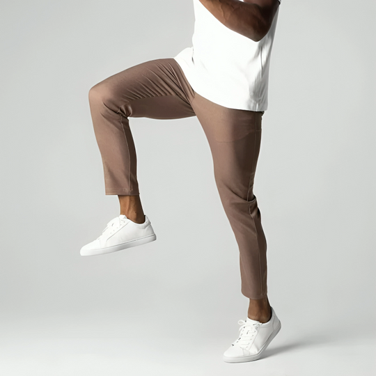 Chino Trousers with Tapered Leg for Men