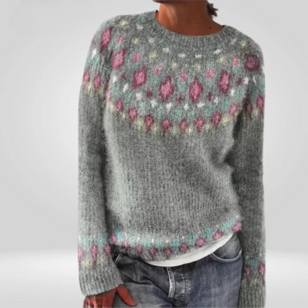 Circular Neckline Sweater for Women