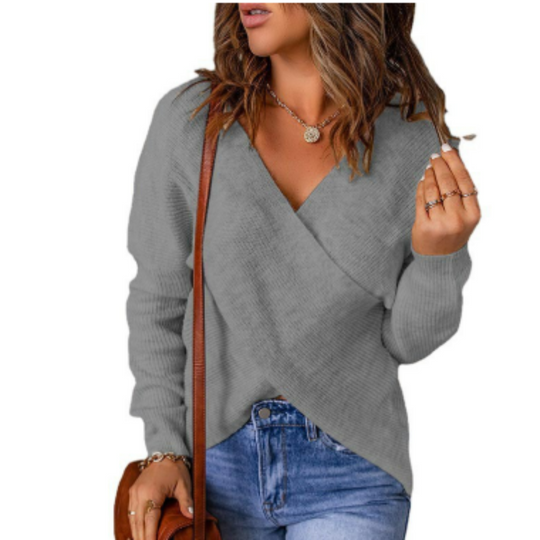 Crossed Sweater for Women