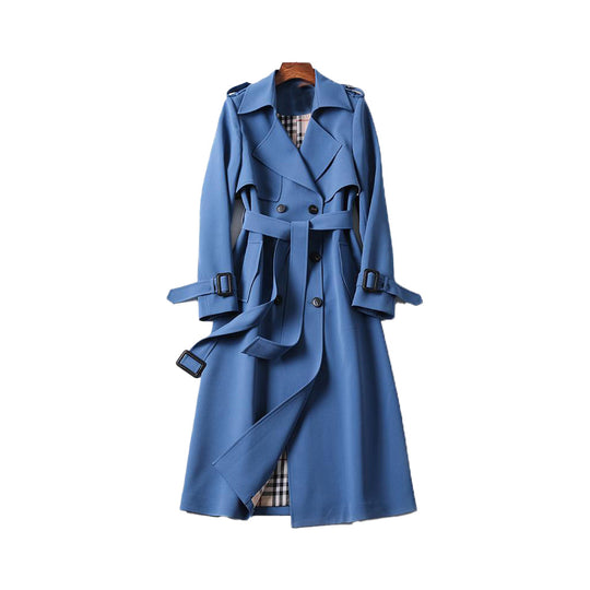 Double Button Trench Coat for Women