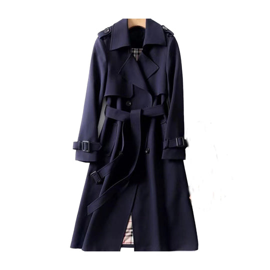 Double Button Trench Coat for Women