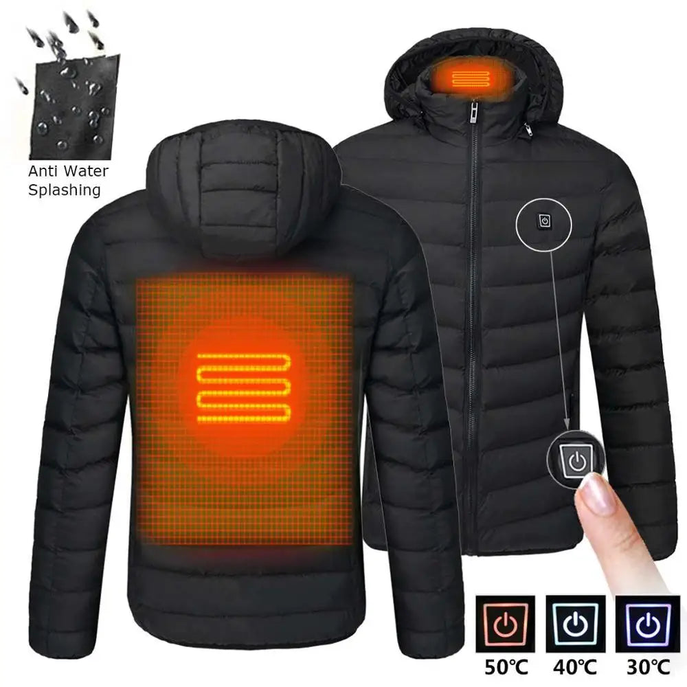 Néville | Veste Chauffante USB Intelligente pour Homme