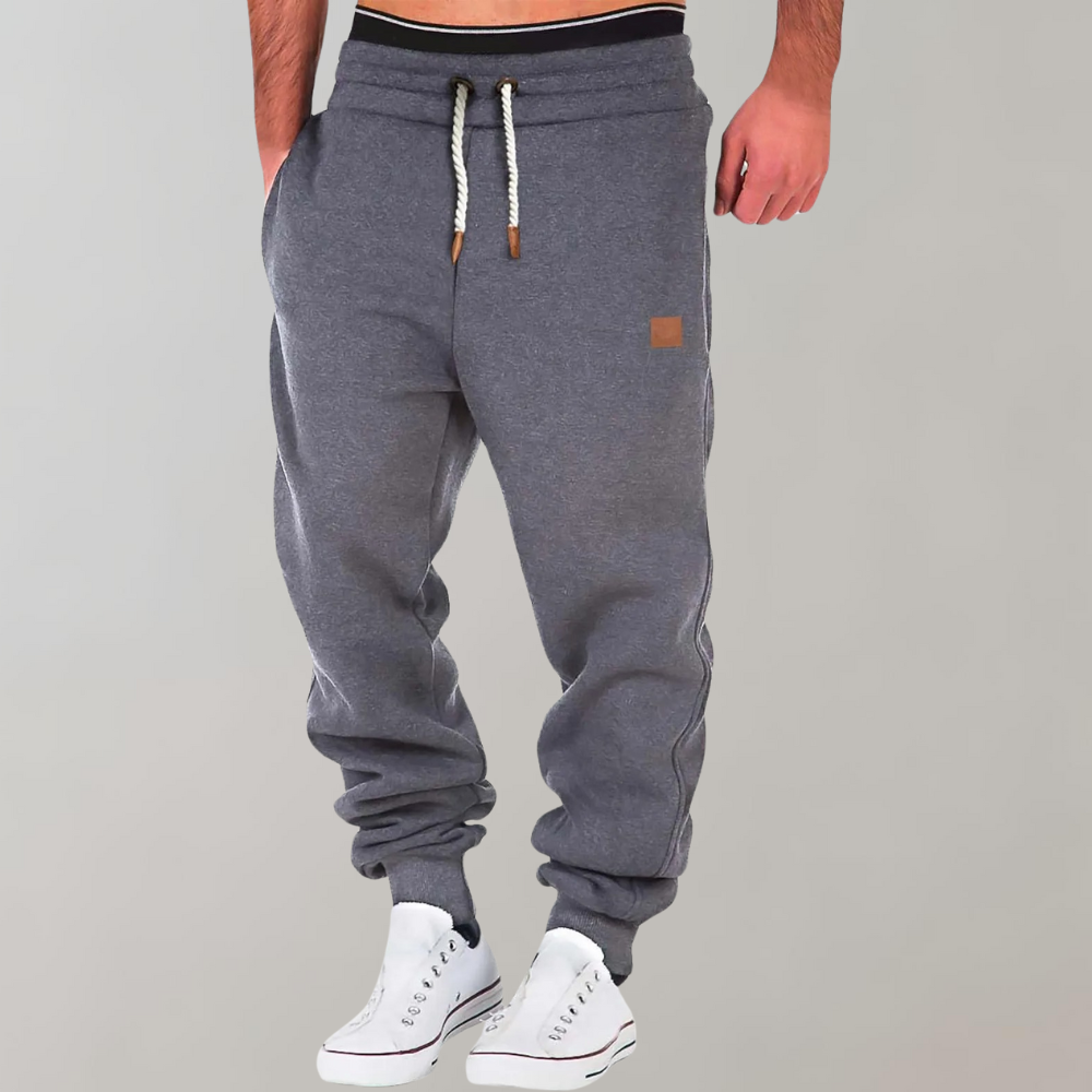 Freddie Baggy Joggers | Drawstring Waist Cuffed Hem Joggers