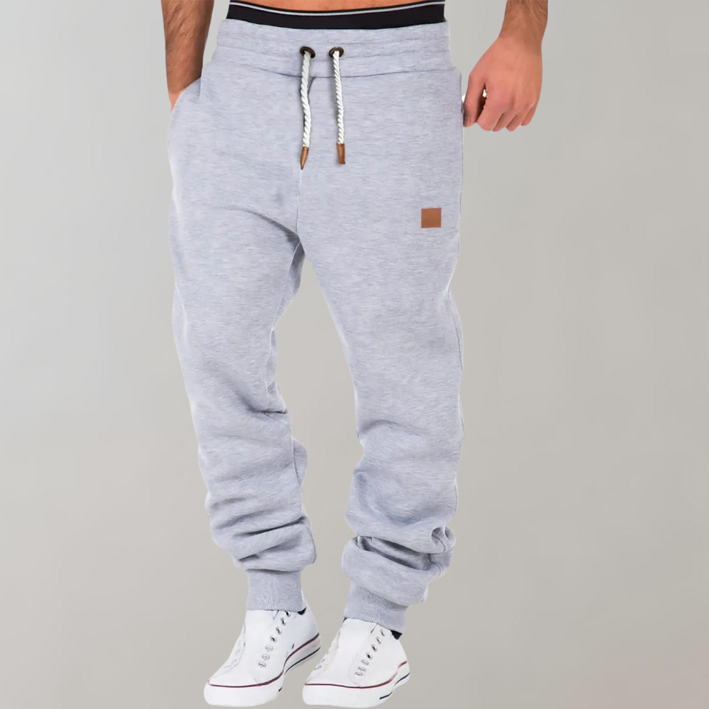 Freddie Baggy Joggers | Drawstring Waist Cuffed Hem Joggers