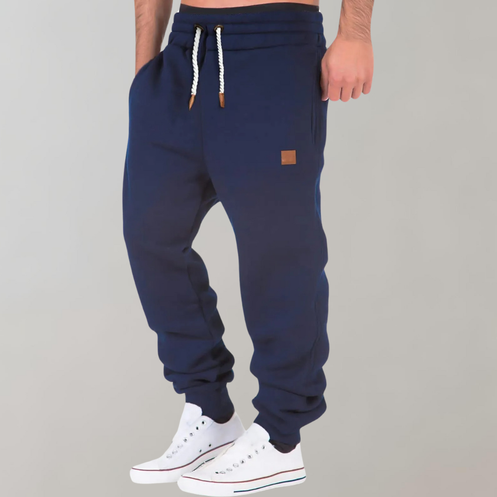 Freddie Baggy Joggers | Drawstring Waist Cuffed Hem Joggers