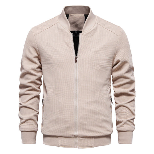 Insulated Jacket with Adjustable Hood for Men