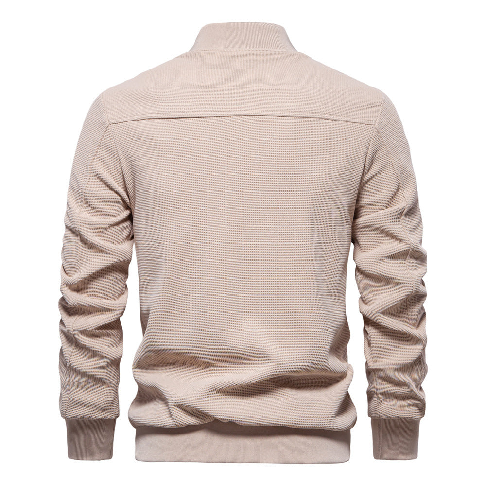 Insulated Jacket with Adjustable Hood for Men