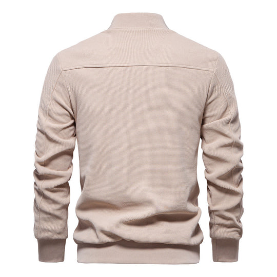 Insulated Jacket with Adjustable Hood for Men