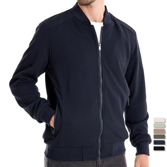 Insulated Jacket with Adjustable Hood for Men