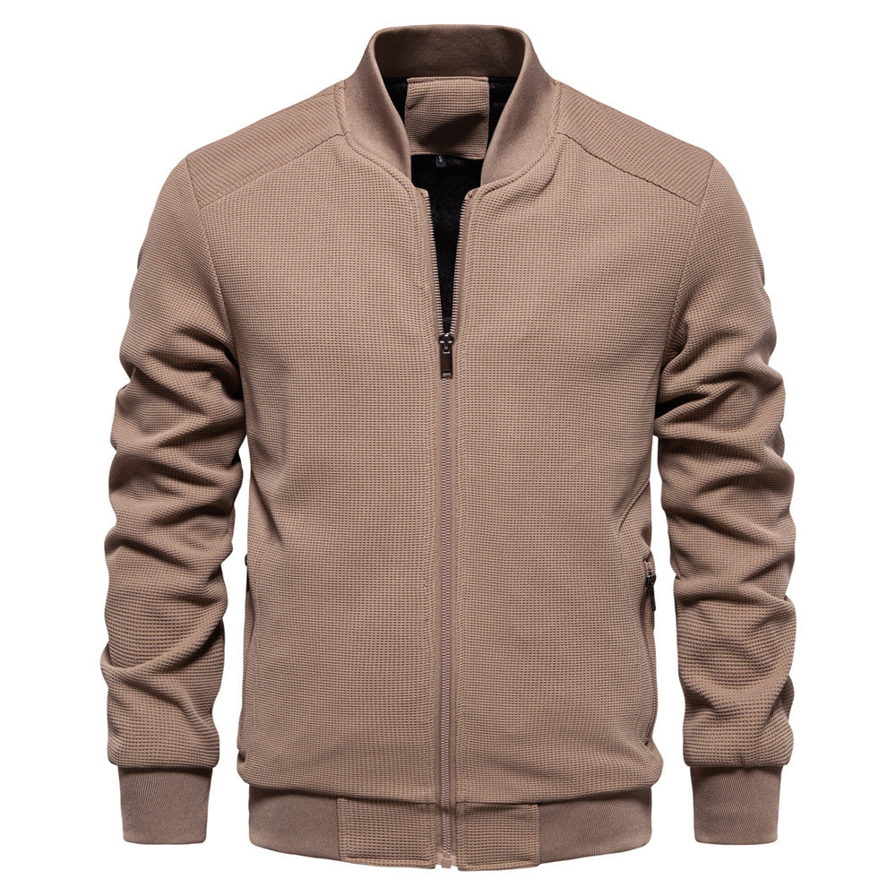 Insulated Jacket with Adjustable Hood for Men