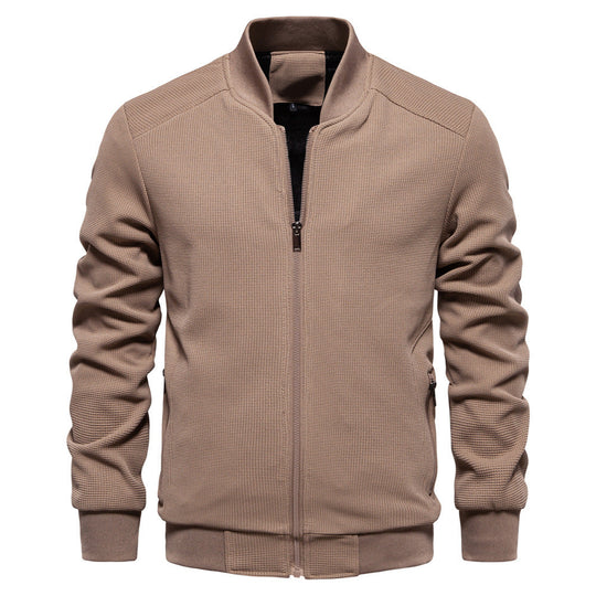 Insulated Jacket with Adjustable Hood for Men