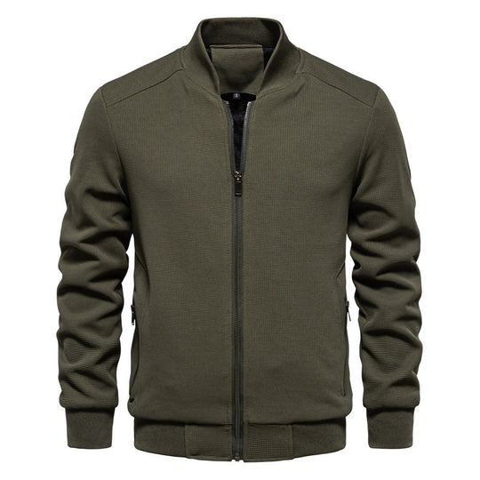 Insulated Jacket with Adjustable Hood for Men