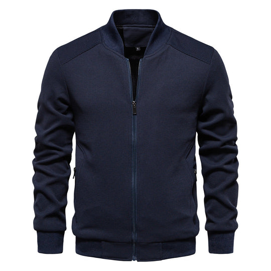 Insulated Jacket with Adjustable Hood for Men