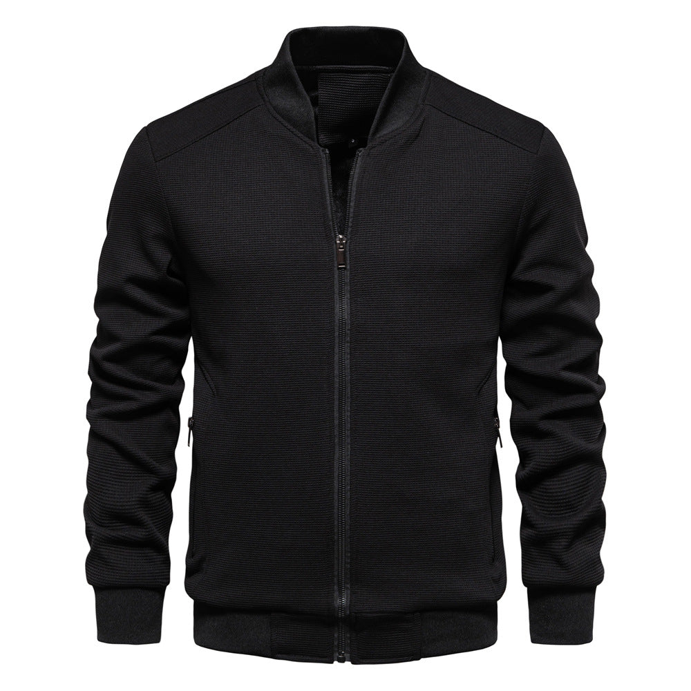 Insulated Jacket with Adjustable Hood for Men