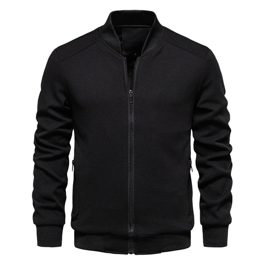 Insulated Jacket with Adjustable Hood for Men