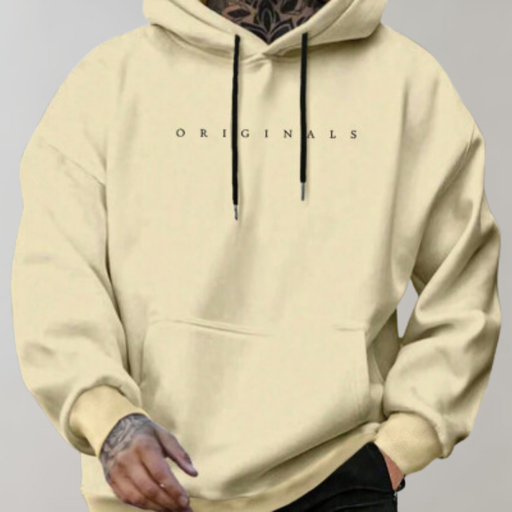 Joshua Relaxed Fit Hoodie | Fleece Kangaroo Pocket Hoodie