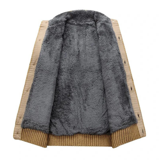 Long-Sleeved Knit Cardigan for Men