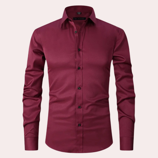 Long-Sleeved Men's Dress Shirt for Men
