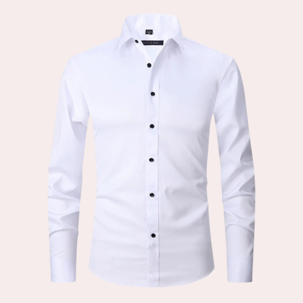 Long-Sleeved Men's Dress Shirt for Men