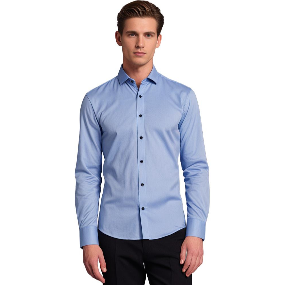 Long-Sleeved Men's Dress Shirt for Men