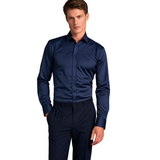 Long-Sleeved Men's Dress Shirt for Men