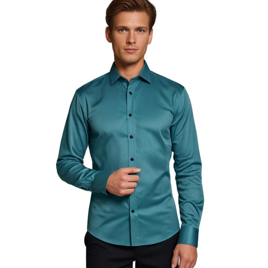Long-Sleeved Men's Dress Shirt for Men