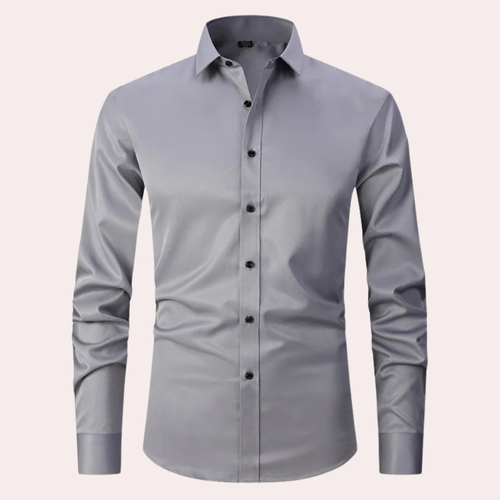 Long-Sleeved Men's Dress Shirt for Men