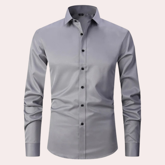 Long-Sleeved Men's Dress Shirt for Men